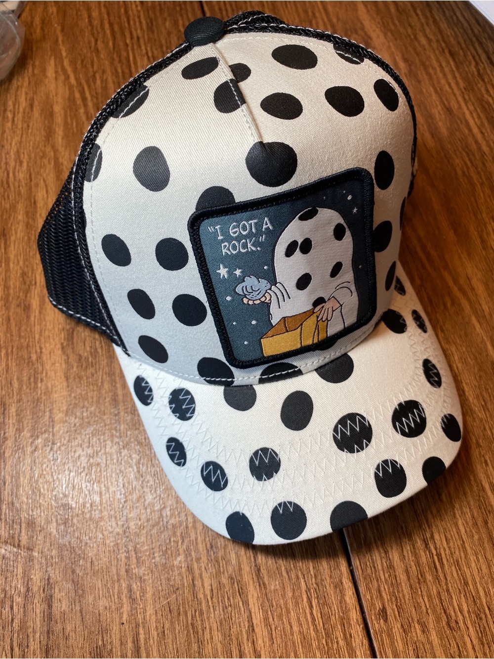 Overlord peanuts Charlie Brown Halloween I got a rock trucker hat